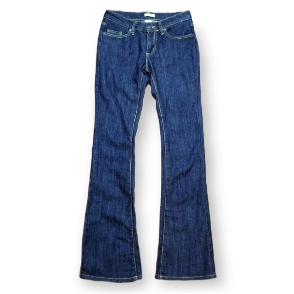 Max Rave Boot Cut Jeans Dark Blue Size 5